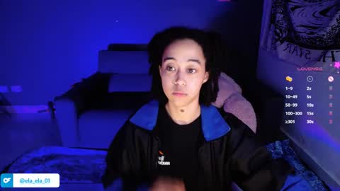 Snapshot of ela_0 chatting on December 3, 8:38 am Ela Help me reach 100 thumbs up online show from December 3, 8:38 am