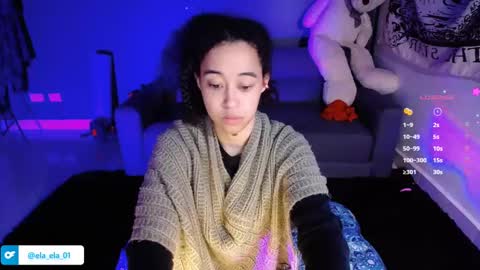 Snapshot of ela_0 chatting on December 11, 9:41 am Ela Help me reach 100 thumbs up online show from December 11, 9:41 am