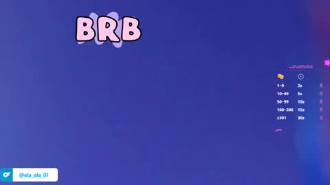 Snapshot of ela_0 chatting on December 11, 12:44 pm Ela Help me reach 100 thumbs up online show from December 11, 12:44 pm