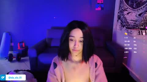 Snapshot of ela_0 chatting on December 18, 11:13 am Ela Help me reach 100 thumbs up online show from December 18, 11:13 am