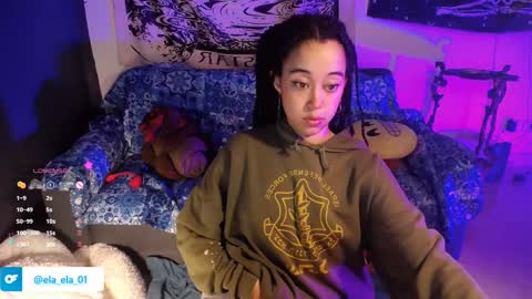 Snapshot of ela_0 chatting on February 5, 9:25 am Ela Help me reach 100 thumbs up online show from February 5, 9:25 am