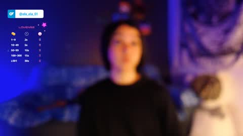 Snapshot of ela_0 chatting on February 20, 3:56 am Ela Help me reach 100 thumbs up online show from February 20, 3:56 am