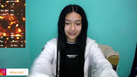 Snapshot of elaine_sun chatting on December 12, 4:15 am Elaine eli online show from December 12, 4:15 am