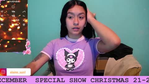 Snapshot of elaine_sun chatting on December 18, 2:32 am Elaine eli online show from December 18, 2:32 am