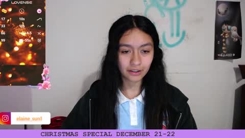 Snapshot of elaine_sun chatting on December 19, 6:23 am Elaine eli online show from December 19, 6:23 am
