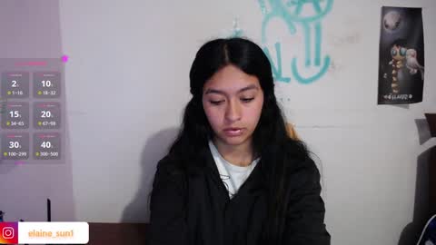 Snapshot of elaine_sun chatting on January 14, 3:32 am Elaine eli online show from January 14, 3:32 am