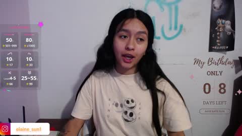 Snapshot of elaine_sun chatting on January 19, 6:20 am Elaine eli online show from January 19, 6:20 am