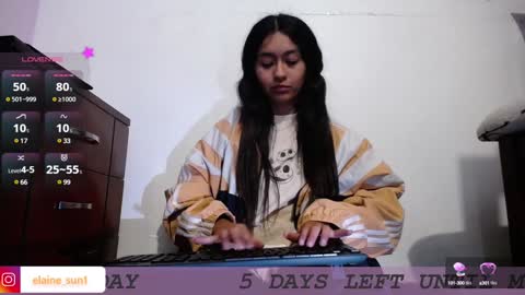 Snapshot of elaine_sun chatting on January 20, 6:42 am Elaine eli online show from January 20, 6:42 am