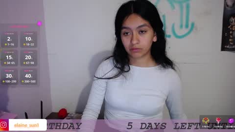 Snapshot of elaine_sun chatting on January 21, 5:16 am Elaine eli online show from January 21, 5:16 am