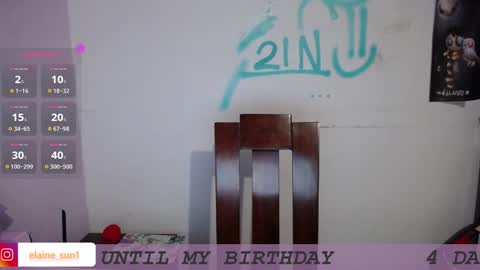 Snapshot of elaine_sun chatting on January 22, 2:15 am Elaine eli online show from January 22, 2:15 am