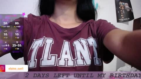 Snapshot of elaine_sun chatting on January 24, 6:14 am Elaine eli online show from January 24, 6:14 am