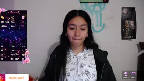 Snapshot of elaine_sun chatting on February 20, 1:14 am Elaine eli online show from February 20, 1:14 am