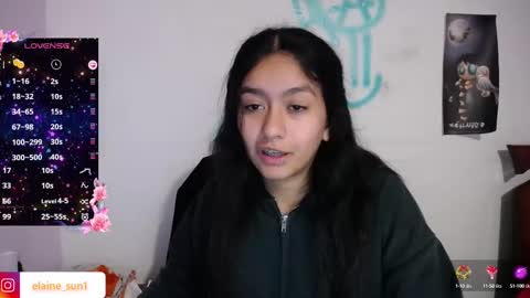 Snapshot of elaine_sun chatting on February 20, 4:18 am Elaine eli online show from February 20, 4:18 am