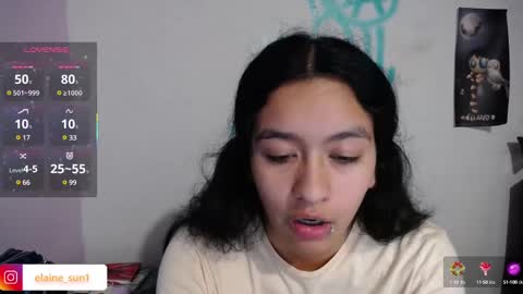 Snapshot of elaine_sun chatting on February 25, 4:35 am Elaine eli online show from February 25, 4:35 am