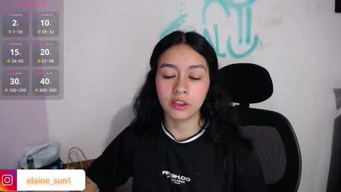 Snapshot of elaine_sun chatting on September 10, 10:10 pm Elaine eli online show from September 10, 10:10 pm