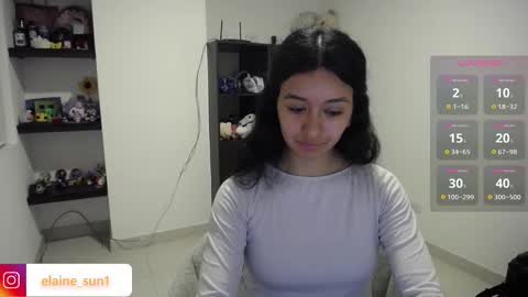 Snapshot of elaine_sun chatting on September 23, 4:15 am Elaine eli online show from September 23, 4:15 am