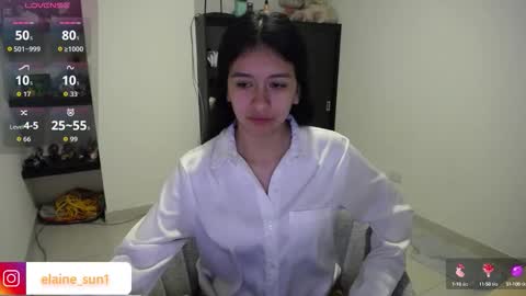 Snapshot of elaine_sun chatting on October 2, 4:08 am Elaine eli online show from October 2, 4:08 am