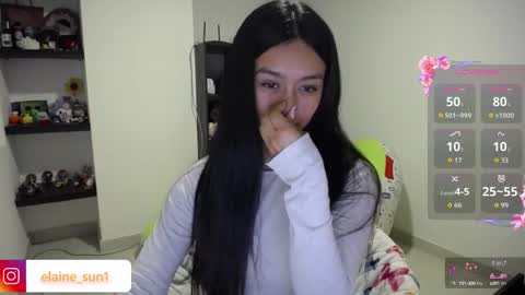 Snapshot of elaine_sun chatting on October 17, 12:36 am Elaine eli online show from October 17, 12:36 am