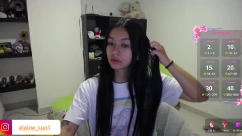 Snapshot of elaine_sun chatting on October 20, 4:02 am Elaine eli online show from October 20, 4:02 am