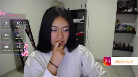 Snapshot of elaine_sun chatting on November 15, 1:03 am Elaine eli online show from November 15, 1:03 am