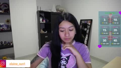 Snapshot of elaine_sun chatting on December 20, 1:02 am Elaine eli online show from December 20, 1:02 am