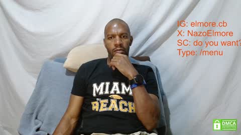 Snapshot of elmorenazogt chatting on December 2, 2:20 am My name is Elmore. Please say hello I like to chat with you. If you have requests or dirty talk please use tip online show from December 2, 2:20 am