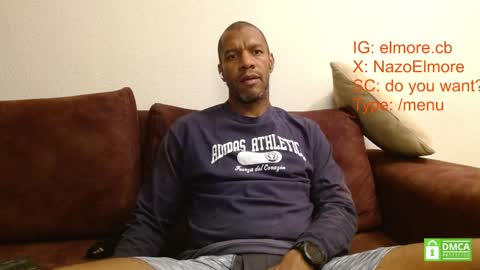 Snapshot of elmorenazogt chatting on January 3, 3:27 am My name is Elmore. Please say hello I like to chat with you. If you have requests or dirty talk please use tip online show from January 3, 3:27 am