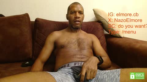 Snapshot of elmorenazogt chatting on January 3, 6:33 am My name is Elmore. Please say hello I like to chat with you. If you have requests or dirty talk please use tip online show from January 3, 6:33 am