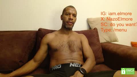 Snapshot of elmorenazogt chatting on January 7, 5:01 am My name is Elmore. Please say hello I like to chat with you. If you have requests or dirty talk please use tip online show from January 7, 5:01 am