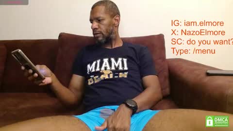 Snapshot of elmorenazogt chatting on February 21, 3:23 am My name is Elmore. Please say hello I like to chat with you. If you have requests or dirty talk please use tip online show from February 21, 3:23 am