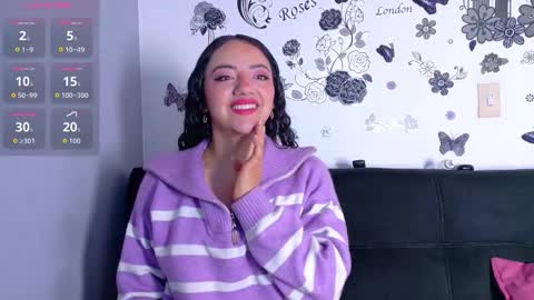 Snapshot of emiily_curly chatting on February 9, 11:58 am Emily online show from February 9, 11:58 am