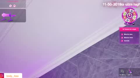 Snapshot of emily___fox chatting on March 2, 2:54 pm Emily online show from March 2, 2:54 pm