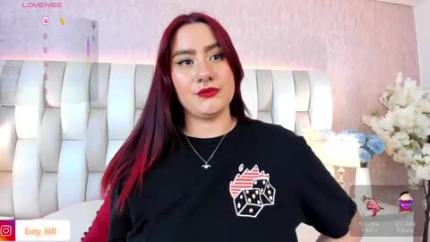 Snapshot of emily_hill___ chatting on March 6, 12:10 am EMILY Monday 5-2 am From Tuesday to Friday5-1 am Colombia time online show from March 6, 12:10 am