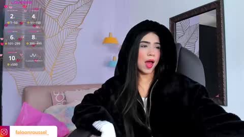 Snapshot of faloonroussel chatting on February 21, 6:48 pm Faloon online show from February 21, 6:48 pm