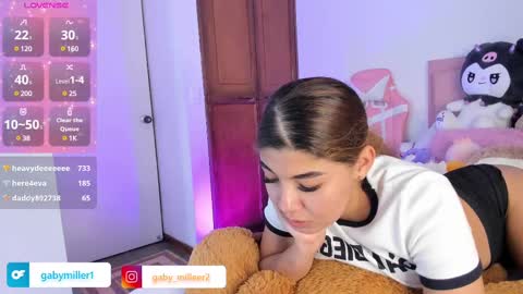 Snapshot of gabriela_miller2 chatting on February 27, 7:55 am Gaby online show from February 27, 7:55 am