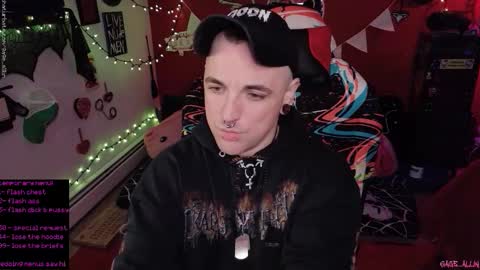 Gage Allin AKA Alpha Pussy online show from February 18, 8:49 pm