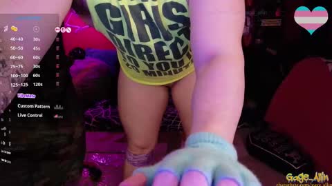 Gage Allin AKA Alpha Pussy online show from March 21, 1:43 am