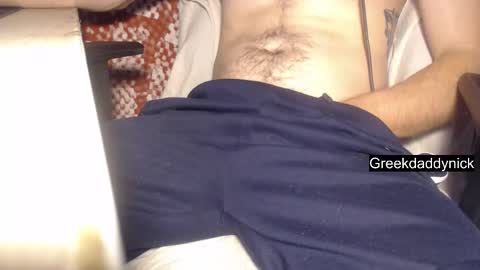 Snapshot of greekdaddynickofficial chatting on October 5, 3:43 pm greekdaddynickofficial online show from October 5, 3:43 pm