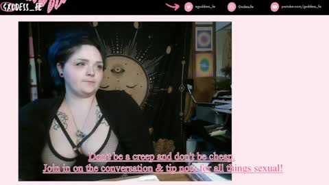 Goddess Fe online show from June 23, 1:14 am