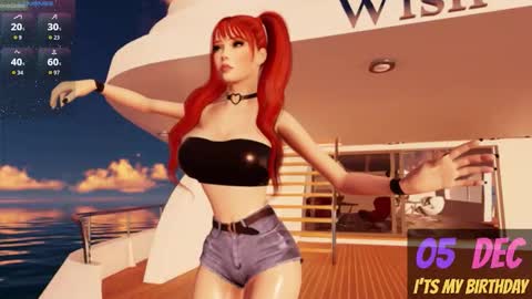 Snapshot of hannah3dx chatting on November 24, 10:42 pm Hannah online show from November 24, 10:42 pm