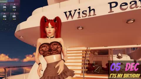 Snapshot of hannah3dx chatting on November 30, 7:18 pm Hannah online show from November 30, 7:18 pm