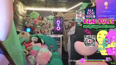 Snapshot of highnesscanna chatting on January 30, 12:39 am HiGHNESS CANNA online show from January 30, 12:39 am