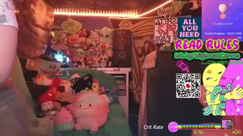 Snapshot of highnesscanna chatting on February 9, 3:32 am HiGHNESS CANNA online show from February 9, 3:32 am