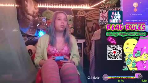 Snapshot of highnesscanna chatting on February 12, 5:26 am HiGHNESS CANNA online show from February 12, 5:26 am