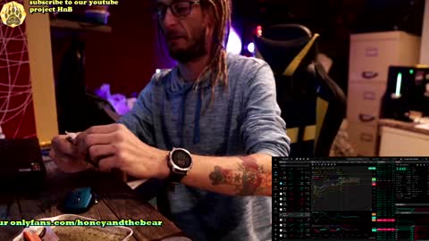 Snapshot of honeyand_thebear chatting on December 18, 1:45 pm Honey and Bear online show from December 18, 1:45 pm