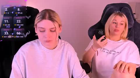 Snapshot of hottyblonds chatting on December 7, 7:43 pm Nessie and Jessie online show from December 7, 7:43 pm