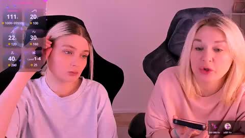 Snapshot of hottyblonds chatting on December 9, 12:40 pm Nessie and Jessie online show from December 9, 12:40 pm