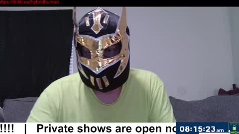 hybridhuman online show from March 23, 1:15 pm