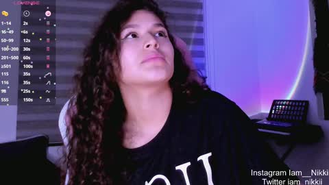 Snapshot of iam_nikki chatting on December 10, 10:17 am On instagram Imm NikkiHelp me reach 100 likes online show from December 10, 10:17 am