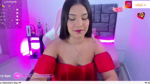 Snapshot of imsofy_1 chatting on February 14, 8:48 pm sofy online show from February 14, 8:48 pm